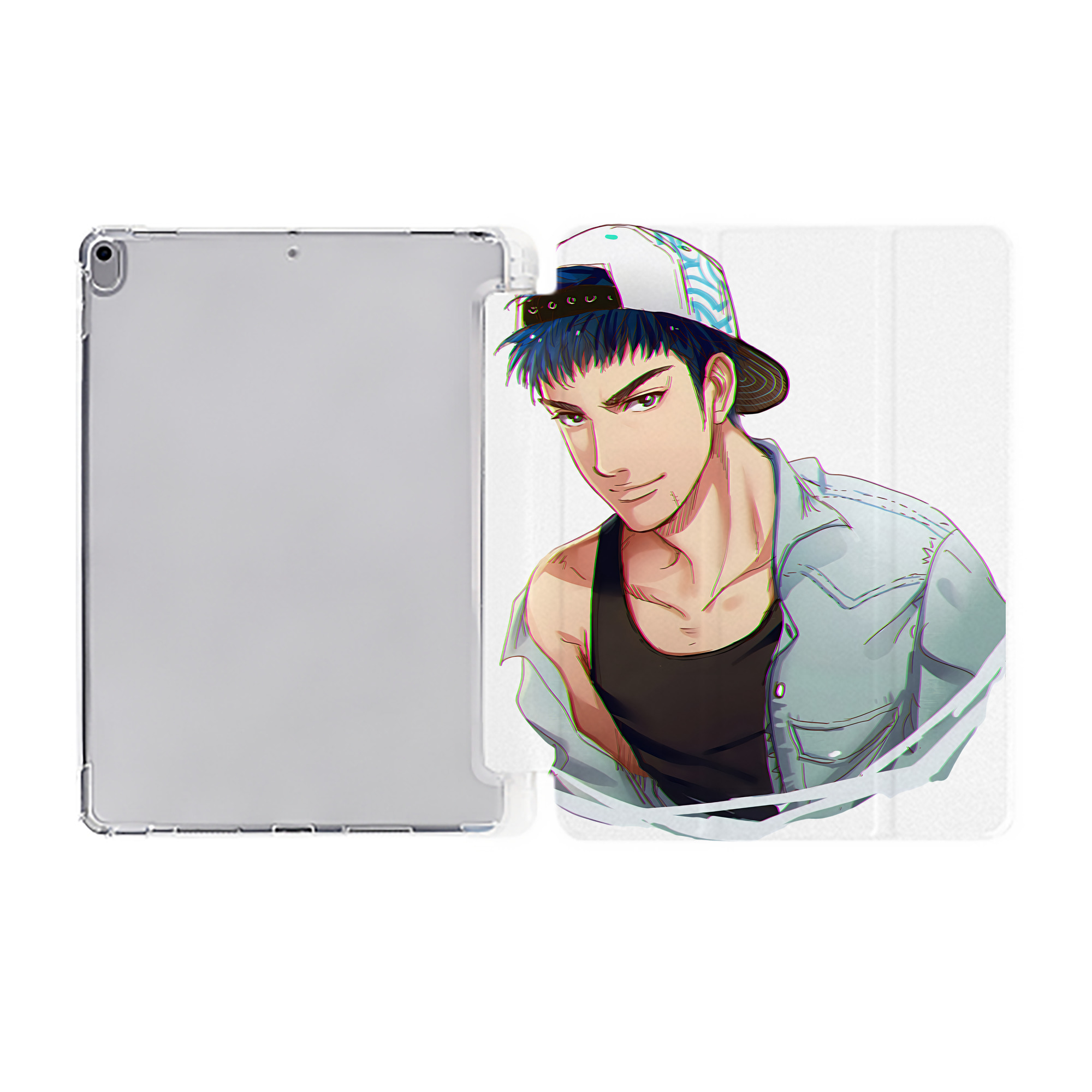 （画像用） SLAM DUNK／スラムダンク IPad ケース ペン収納付き 三つ折りスタンド PUレザー×シリコン 対応機種9.5/10.5/10.9インチ